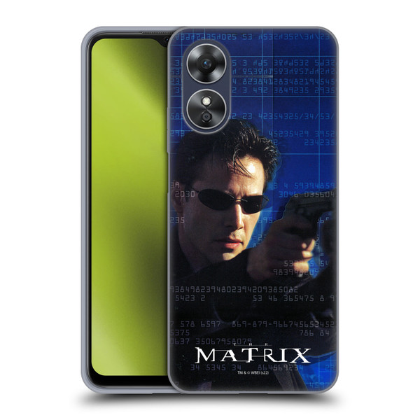 The Matrix Key Art Neo 1 Soft Gel Case for OPPO A17