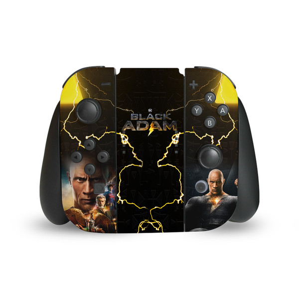 Black Adam Graphic Art Poster Vinyl Sticker Skin Decal Cover for Nintendo Switch Joy Controller