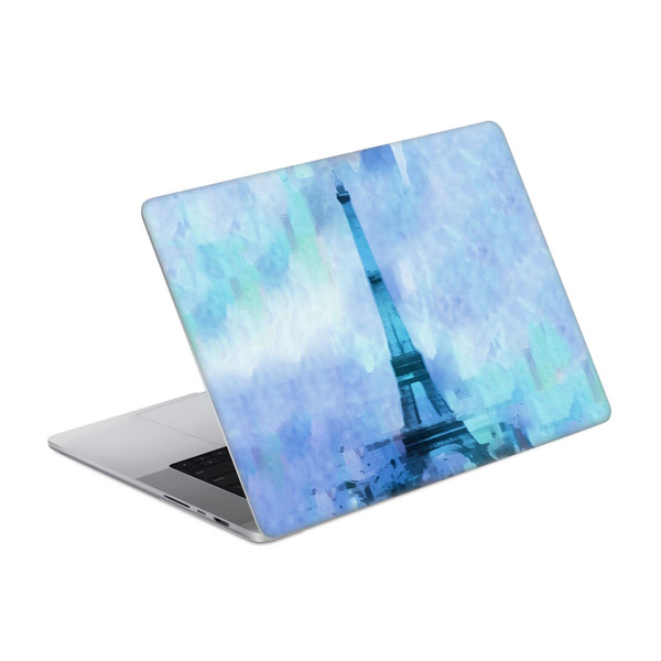 LebensArt Pastels Blue Vinyl Sticker Skin Decal Cover for Apple MacBook Pro 16" A2485