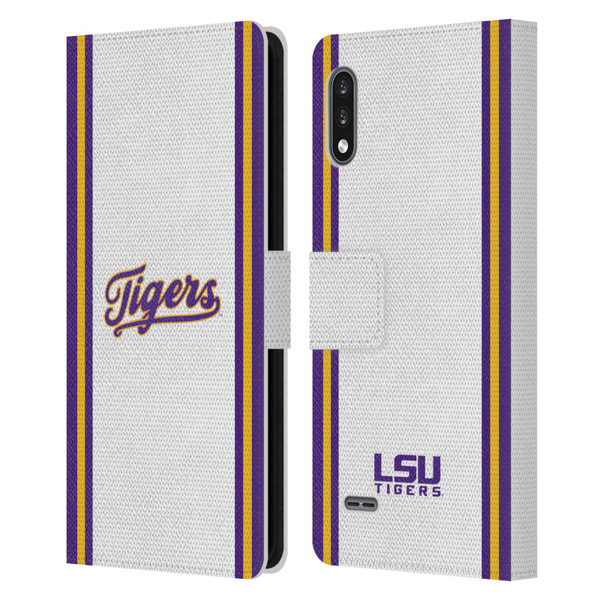 Louisiana State University LSU Louisiana State University Football Jersey Leather Book Wallet Case Cover For LG K22