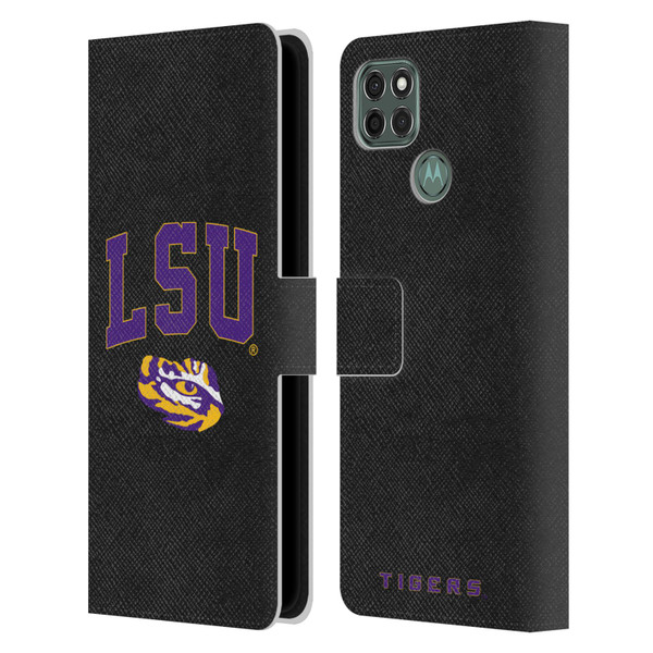 Louisiana State University LSU Louisiana State University Campus Logotype Leather Book Wallet Case Cover For Motorola Moto G9 Power