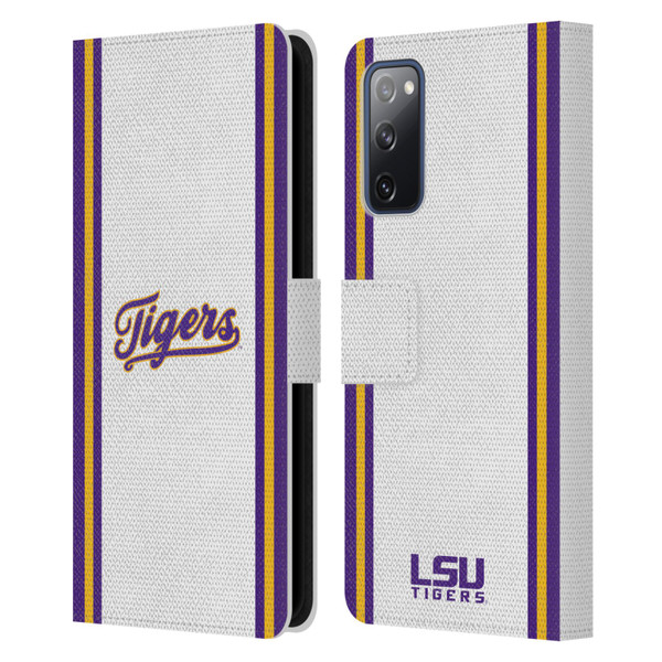 Louisiana State University LSU Louisiana State University Football Jersey Leather Book Wallet Case Cover For Samsung Galaxy S20 FE / 5G