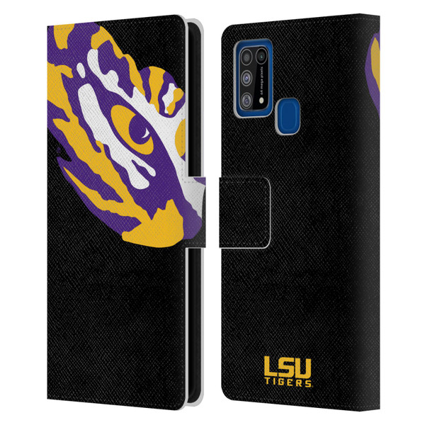 Louisiana State University LSU Louisiana State University Oversized Icon Leather Book Wallet Case Cover For Samsung Galaxy M31 (2020)