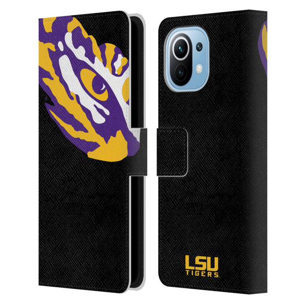 Louisiana State University LSU Louisiana State University Oversized Icon Leather Book Wallet Case Cover For Xiaomi Mi 11