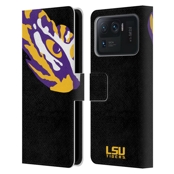 Louisiana State University LSU Louisiana State University Oversized Icon Leather Book Wallet Case Cover For Xiaomi Mi 11 Ultra