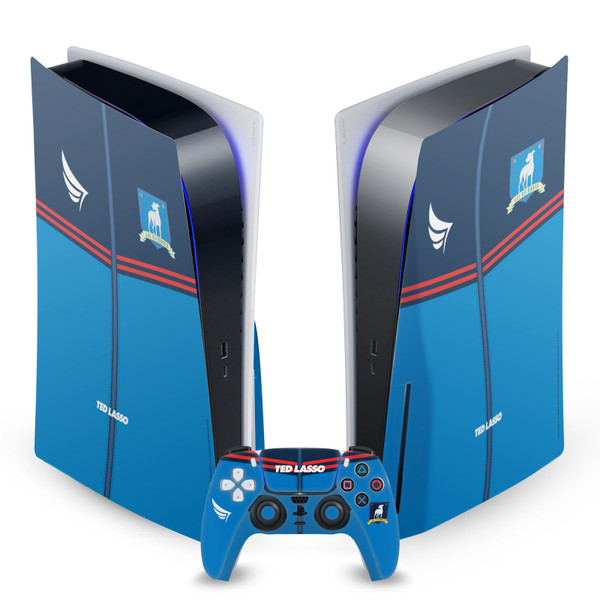 Ted Lasso Season 1 Graphics Jacket Vinyl Sticker Skin Decal Cover for Sony PS5 Disc Edition Bundle