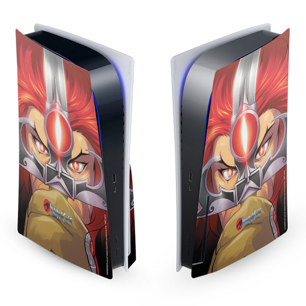 Thundercats Graphics Lion-O Vinyl Sticker Skin Decal Cover for Sony PS5 Disc Edition Console
