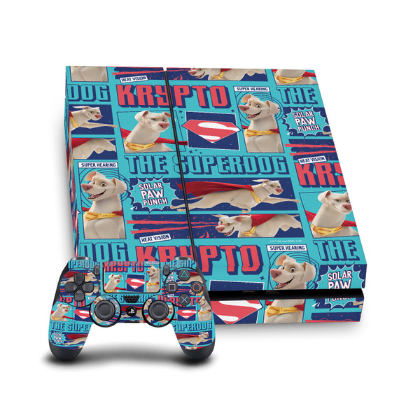 DC League Of Super Pets Graphics Krypto The Superdog Vinyl Sticker Skin Decal Cover for Sony PS4 Console & Controller