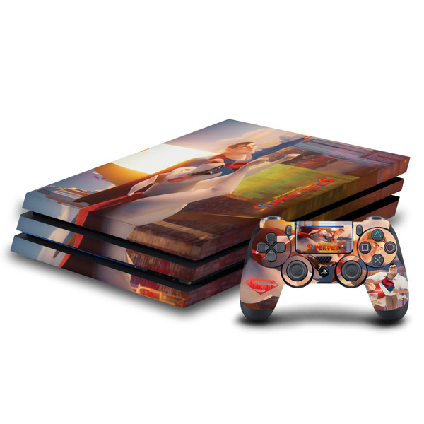 DC League Of Super Pets Graphics Krypto And Superman Vinyl Sticker Skin Decal Cover for Sony PS4 Pro Bundle