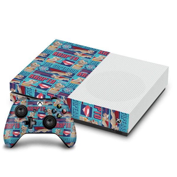 DC League Of Super Pets Graphics Krypto The Superdog Vinyl Sticker Skin Decal Cover for Microsoft One S Console & Controller