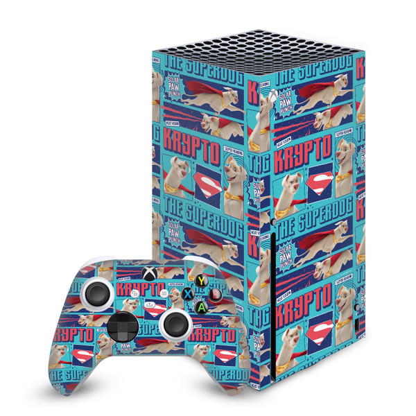 DC League Of Super Pets Graphics Krypto The Superdog Vinyl Sticker Skin Decal Cover for Microsoft Series X Console & Controller