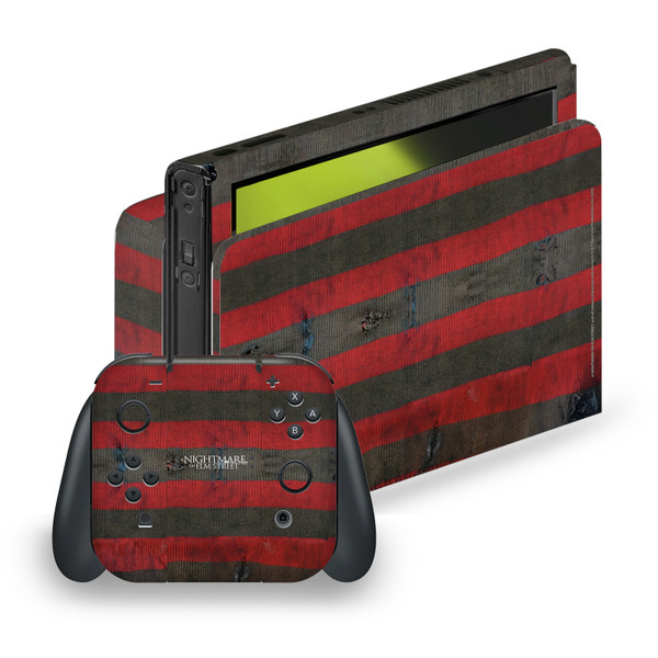 A Nightmare On Elm Street (2010) Graphics Freddy Vinyl Sticker Skin Decal Cover for Nintendo Switch OLED