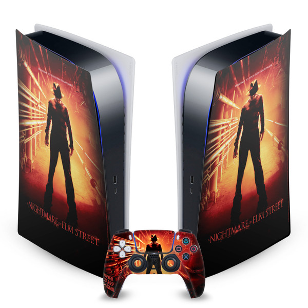 A Nightmare On Elm Street (2010) Graphics Freddy Poster Vinyl Sticker Skin Decal Cover for Sony PS5 Digital Edition Bundle