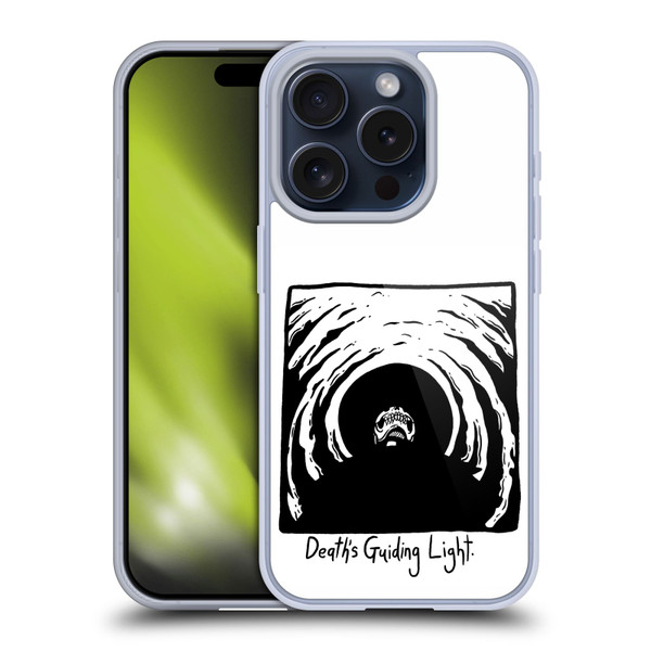 Matt Bailey Skull Deaths Guiding Light Soft Gel Case for Apple iPhone 15 Pro