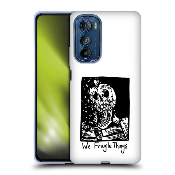 Matt Bailey Skull We Fragile Things Soft Gel Case for Motorola Edge 30