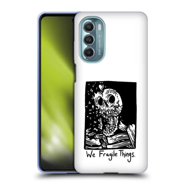 Matt Bailey Skull We Fragile Things Soft Gel Case for Motorola Moto G Stylus 5G (2022)
