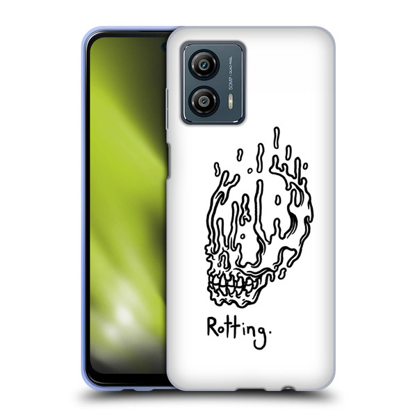 Matt Bailey Skull Rotting Soft Gel Case for Motorola Moto G53 5G