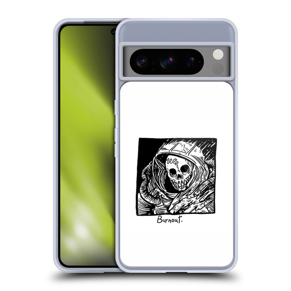 Matt Bailey Skull Burnout Soft Gel Case for Google Pixel 8 Pro