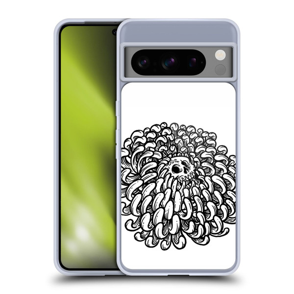 Matt Bailey Skull Flower Soft Gel Case for Google Pixel 8 Pro