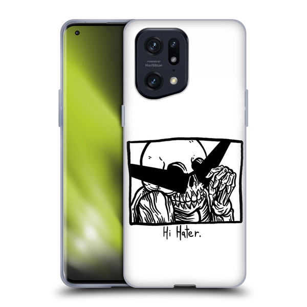 Matt Bailey Skull Hi Hater Soft Gel Case for OPPO Find X5 Pro
