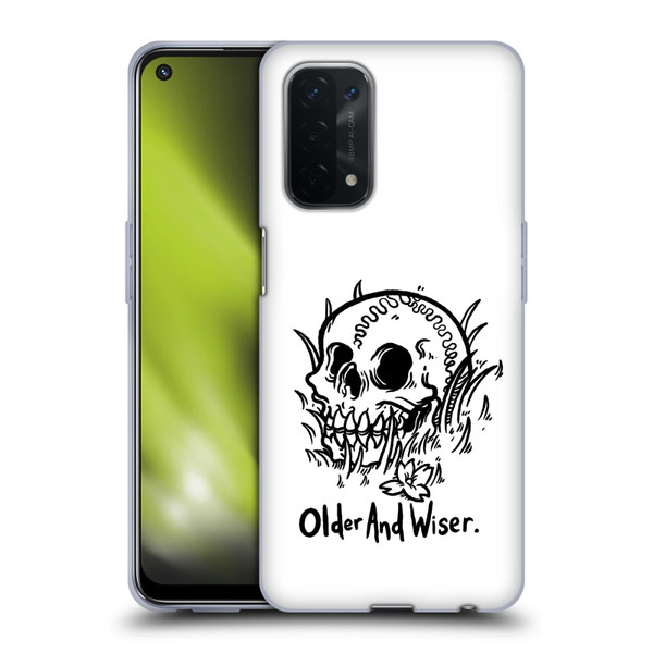 Matt Bailey Skull Older And Wiser Soft Gel Case for OPPO A54 5G