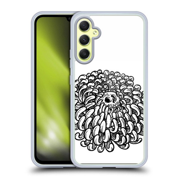 Matt Bailey Skull Flower Soft Gel Case for Samsung Galaxy A34 5G