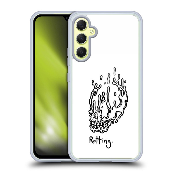 Matt Bailey Skull Rotting Soft Gel Case for Samsung Galaxy A34 5G