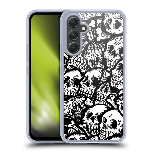 Matt Bailey Skull All Over Soft Gel Case for Samsung Galaxy A54 5G