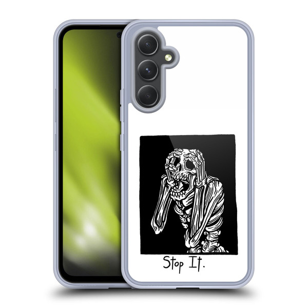 Matt Bailey Skull Stop It Soft Gel Case for Samsung Galaxy A54 5G