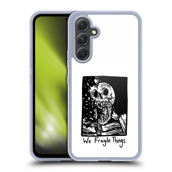 Matt Bailey Skull We Fragile Things Soft Gel Case for Samsung Galaxy A54 5G