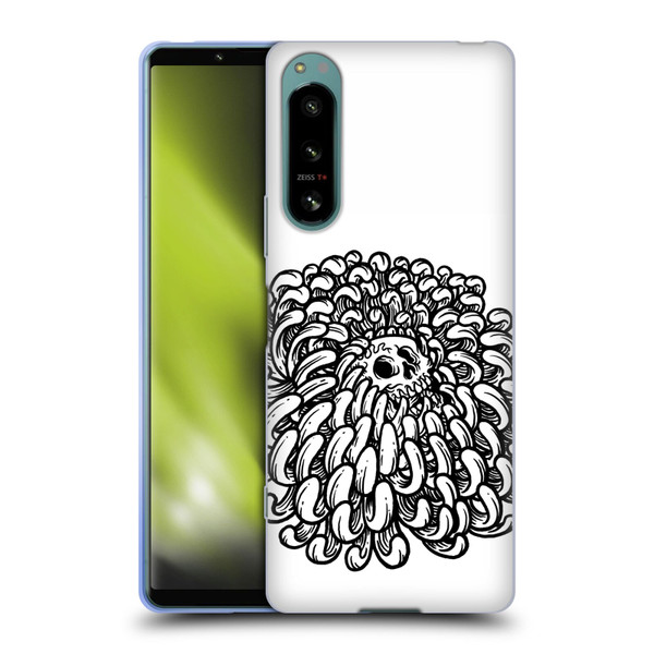 Matt Bailey Skull Flower Soft Gel Case for Sony Xperia 5 IV
