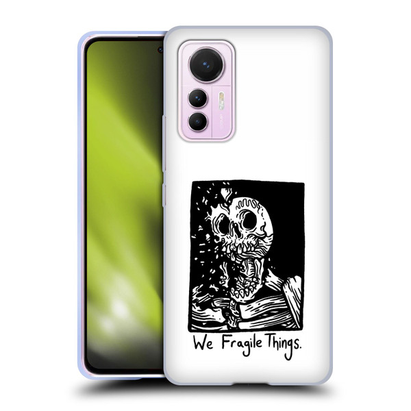 Matt Bailey Skull We Fragile Things Soft Gel Case for Xiaomi 12 Lite