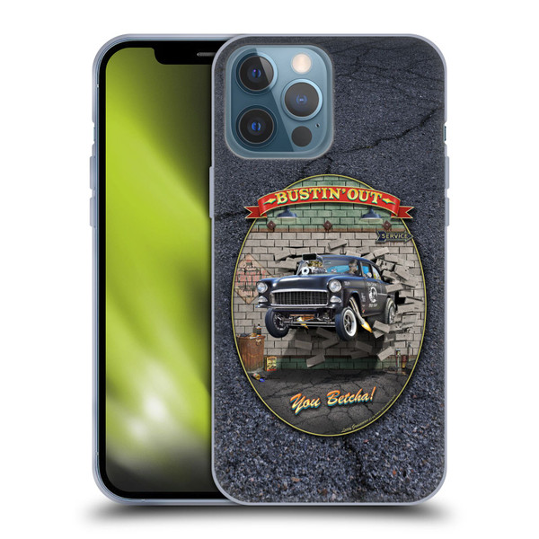 Larry Grossman Retro Collection Bustin' Out '55 Gasser Soft Gel Case for Apple iPhone 13 Pro Max
