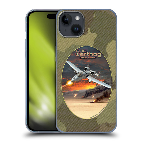 Larry Grossman Retro Collection A-10 Warthog Soft Gel Case for Apple iPhone 15 Plus