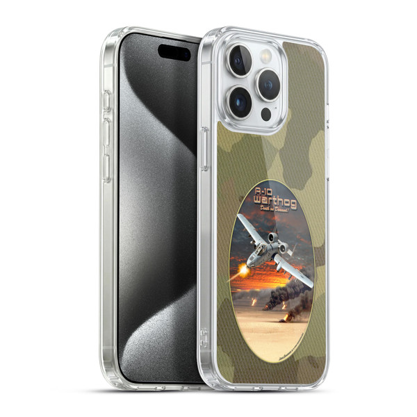 Larry Grossman Retro Collection A-10 Warthog Soft Gel Case for Apple iPhone 15 Pro Max & MagSafe