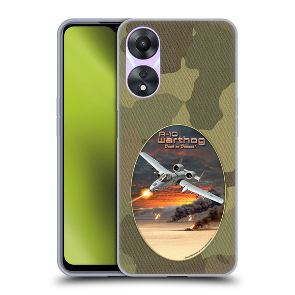 Larry Grossman Retro Collection A-10 Warthog Soft Gel Case for OPPO A78 5G