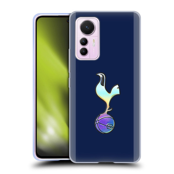 Tottenham Hotspur F.C. 2023/24 Badge Dark Blue and Purple Soft Gel Case for Xiaomi 12 Lite