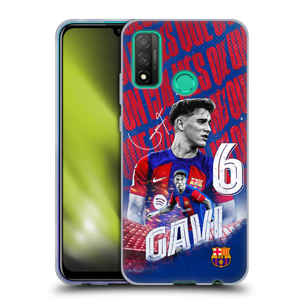FC Barcelona 2023/24 First Team Gavi Soft Gel Case for Huawei P Smart (2020)