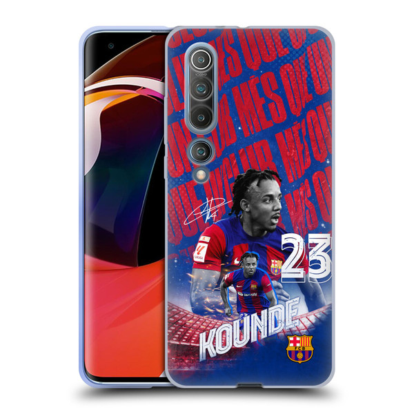 FC Barcelona 2023/24 First Team Jules Koundé Soft Gel Case for Xiaomi Mi 10 5G / Mi 10 Pro 5G