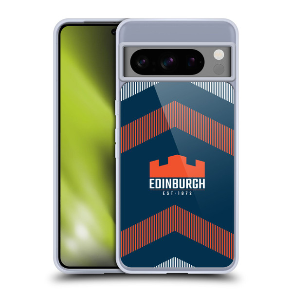 Edinburgh Rugby Logo Art Lines Soft Gel Case for Google Pixel 8 Pro