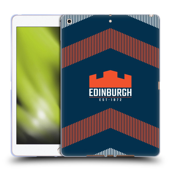 Edinburgh Rugby Logo Art Lines Soft Gel Case for Apple iPad 10.2 2019/2020/2021