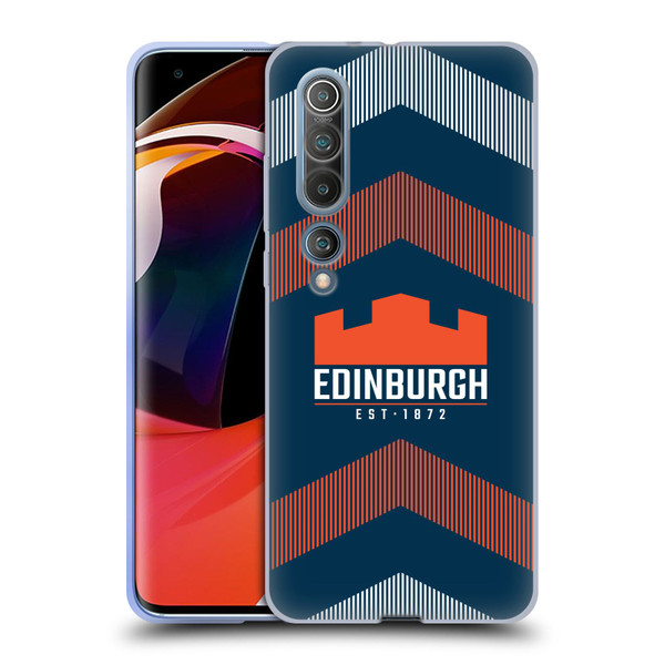 Edinburgh Rugby Logo Art Lines Soft Gel Case for Xiaomi Mi 10 5G / Mi 10 Pro 5G