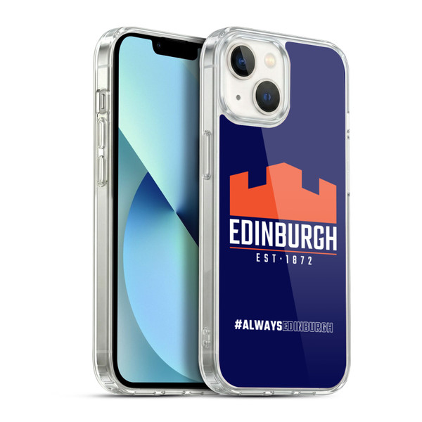 Edinburgh Rugby Logo 2 Always Edinburgh Soft Gel Case for Apple iPhone 13