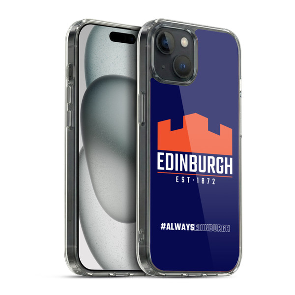 Edinburgh Rugby Logo 2 Always Edinburgh Soft Gel Case for Apple iPhone 15 Plus & MagSafe
