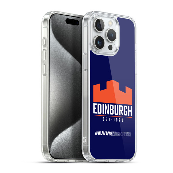 Edinburgh Rugby Logo 2 Always Edinburgh Soft Gel Case for Apple iPhone 15 Pro Max & MagSafe