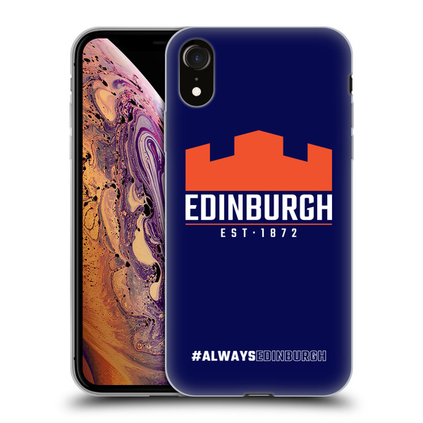 Edinburgh Rugby Logo 2 Always Edinburgh Soft Gel Case for Apple iPhone XR