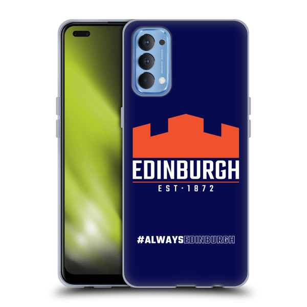 Edinburgh Rugby Logo 2 Always Edinburgh Soft Gel Case for OPPO Reno 4 5G