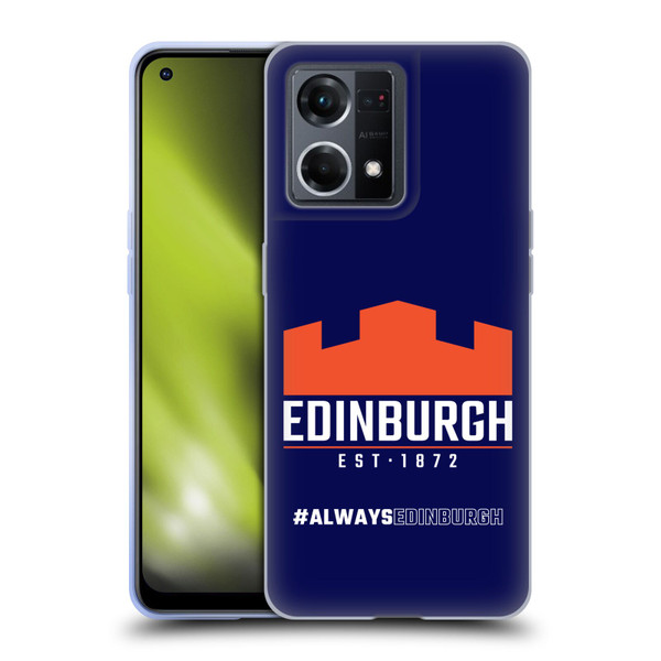 Edinburgh Rugby Logo 2 Always Edinburgh Soft Gel Case for OPPO Reno8 4G