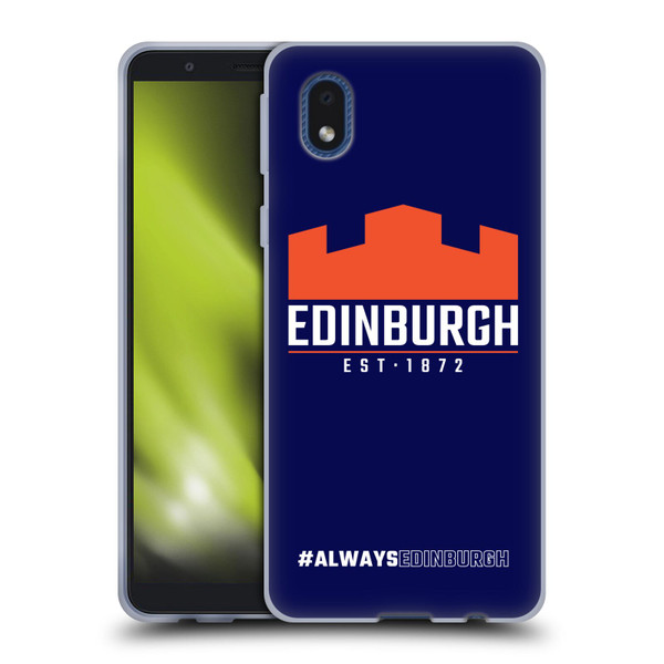 Edinburgh Rugby Logo 2 Always Edinburgh Soft Gel Case for Samsung Galaxy A01 Core (2020)