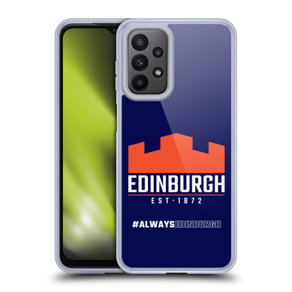 Edinburgh Rugby Logo 2 Always Edinburgh Soft Gel Case for Samsung Galaxy A23 / 5G (2022)